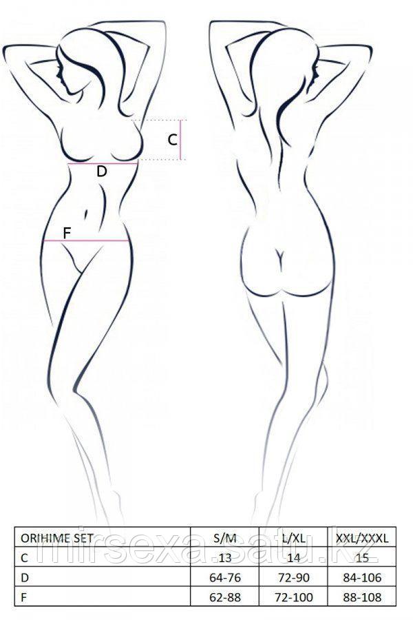 Комплекты Passion Erotic Line Nadya set, Чёрный, L/XL Pas_Nadya set L/XL - Passion - Эротические комплекты: трусики с поясом - Купить