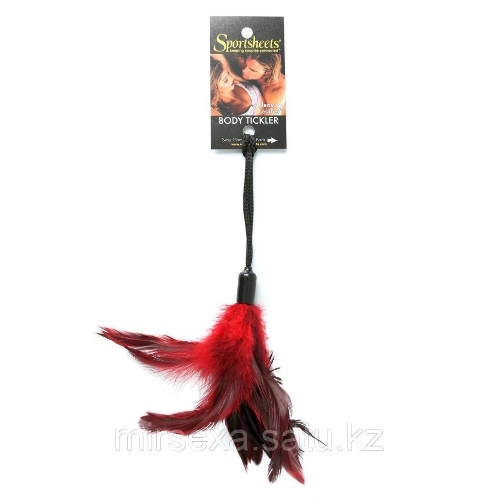 Щекоталка TOYFA Theatre маленькая, красный 700027 - TOYFA - Пуховые - Купить