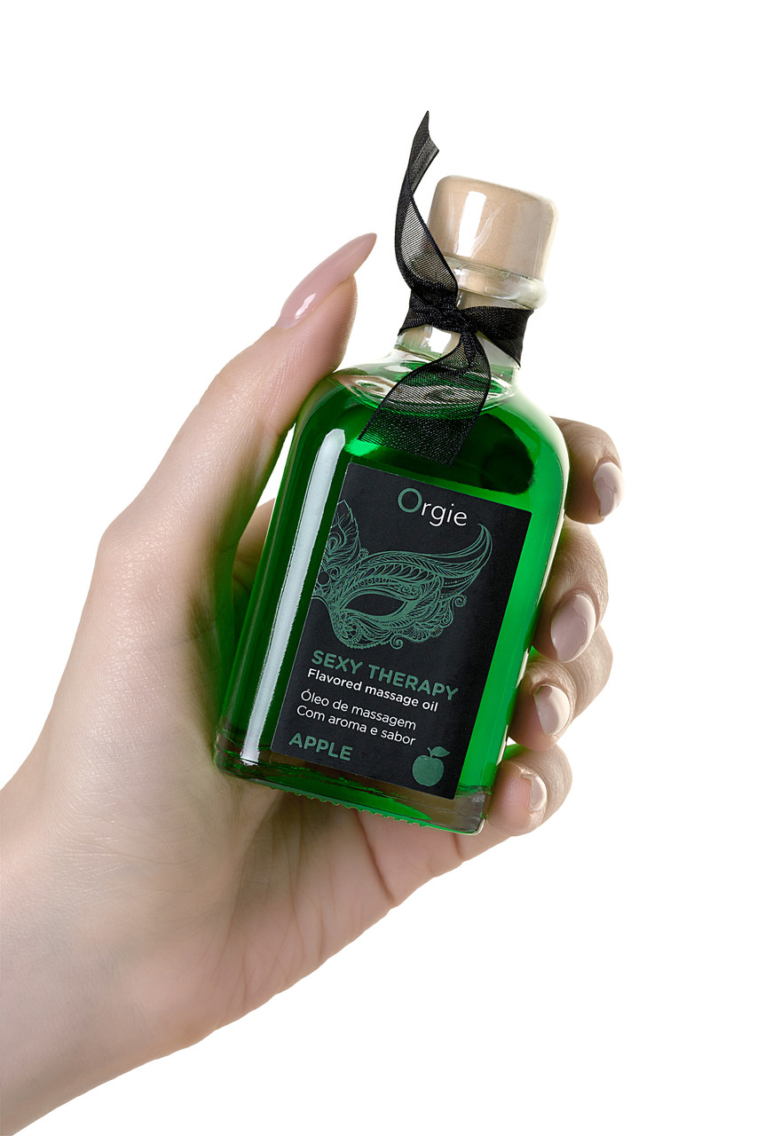 Комплект для сладких игр Orgie Lips Massage со вкусом клубники, 100 мл 0T-00012915 - Orgie - Съедобные товары для массажа - Купить