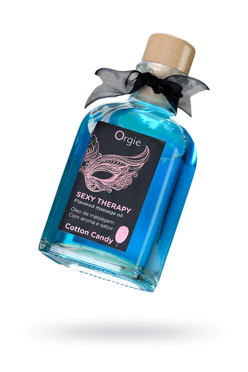 Комплект для сладких игр Orgie Lips Massage со вкусом сахарной ваты, 100 мл 0T-00012916 - Orgie - Съедобные товары для массажа - Купить