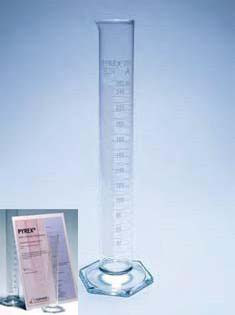 Цилиндр 1 мерный с носиком и стекл. осн.25 мл, класс А (Pyrex)