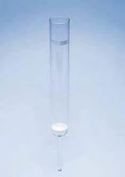 Воронка ВФ фильтрующая цилиндрическая (пор.4-10 микрон, d фильтра-20 мм, 50 мл) (класс пористости 5) (Pyrex)