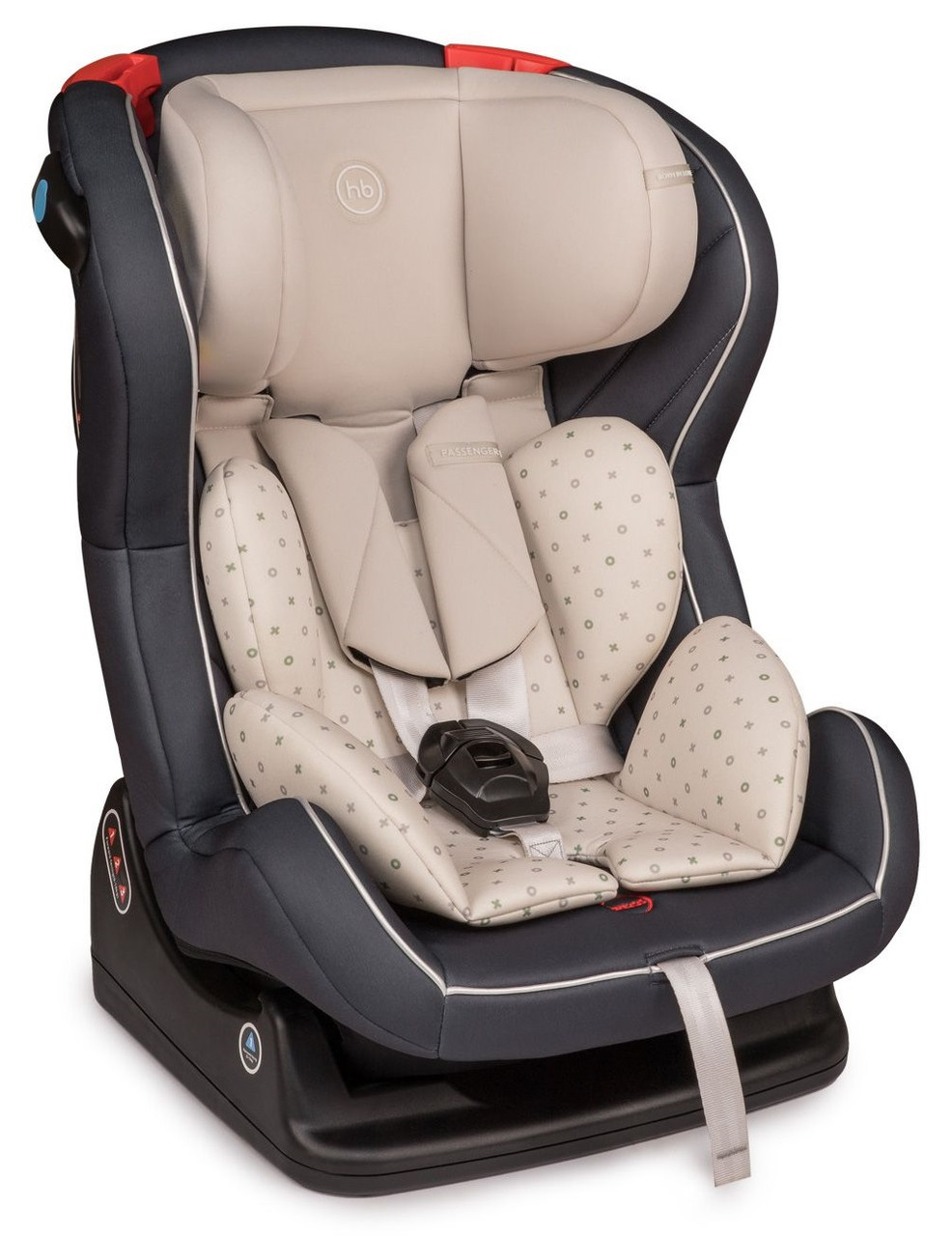 Автокресло Passenger V2 Graphite 0-25 кг (Happy Baby, Великобритания)