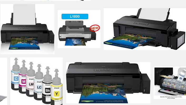 Принтер А3+ Epson L1800 с оригинальной СНПЧ - фото 1 - id-p4772135