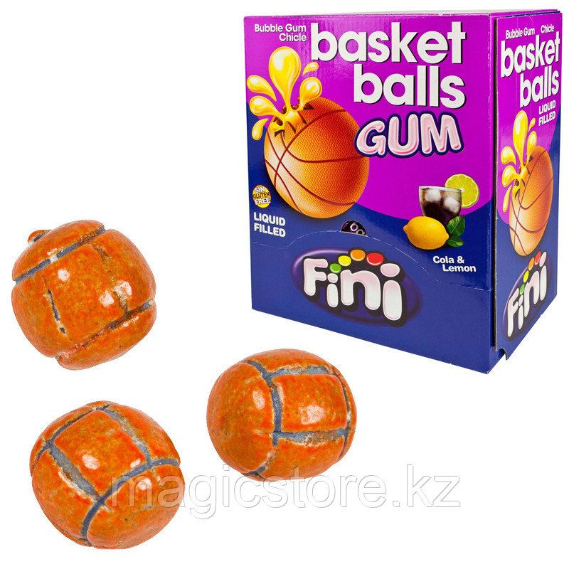 Fini Жев. резинка "Баскетбол" 5,5 гр./ Упаковка 200 шт./ Испания