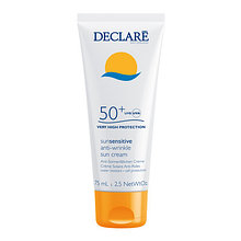 Крем для загара Sun Sensitive Anti-Wrinkle Cream SPF 50, 75 мл.