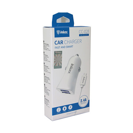 Автомобильное зарядное устройство INKAX CC-02 Micro USB 2.4A, фото 2