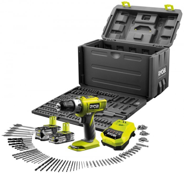 LLCDI18-LL99X Дрель-шуруп. 18В, ступ 24-54 Нм, 13 мм, 400/1.500 об/мин, 1х1,5/1х4,0Ач, з/у, 1.6 кг, бита, руко