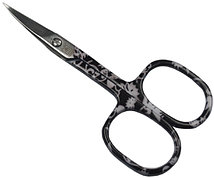 Ножницы маникюрные закруглённые, с рисунком, 24мм. 10282-PC Meizer