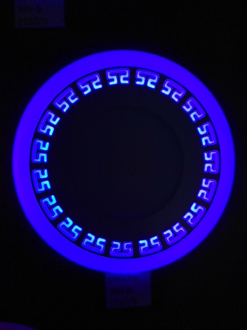 Спот 6вт+3вт версачи синей подсветкой - фото 4 - id-p63592002