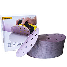 Шлифовальные круги Q.Silver Mirka 150 мм 6+1 отверстий P280 (упаковка 100 штук)