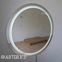 Adagio, Зеркало круглое с пескоструйной Led подсветкой, d=790мм