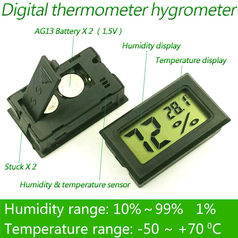 Гигрометр термометр с выносным датчиком для складов инкубаторов теплиц - фото 3 - id-p63595851