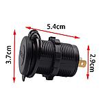 USB зарядное устройство QC3.0 быстрая зарядка с вольтметром и амперметром, фото 8