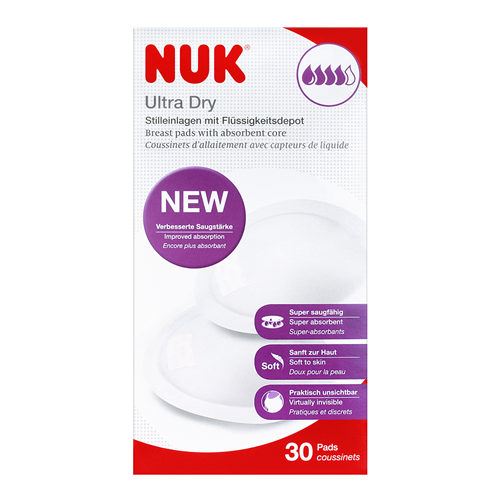 NUK Прокладки для груди Ultra Dry 30 шт (4 капли)