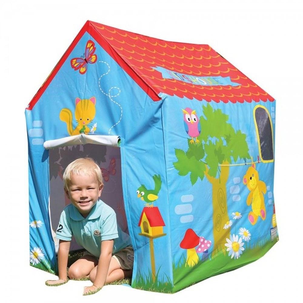 Детская надувная палатка, домик, Bestway 52201, размер 102х76х114 см