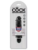 PipeDream King Cock 5''Vibrating Stiffy Вибратор черный