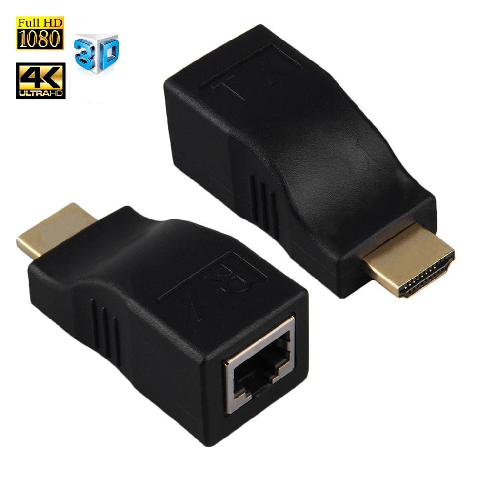 Удлинитель HDMI до 30 м по витой паре HDMI 2.0 EXTENDER - фото 1 - id-p63611849