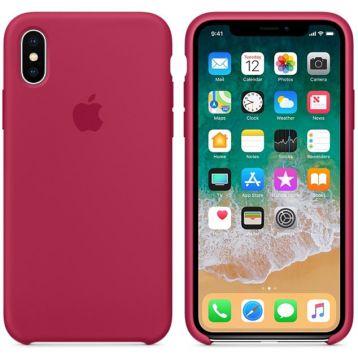 Силиконовый чехол для Apple iPhone XR (розовый)