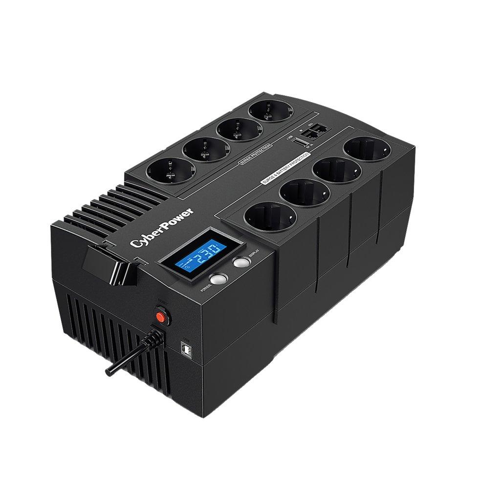 ИБП (UPS) Line-Interactive CyberPower BR700ELCD выходная мощность 700VA/420W