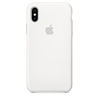 Силиконовый чехол для Apple iPhone Xs (белый)
