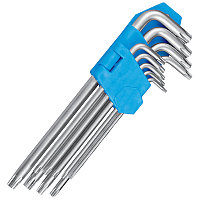 Набор L образных ключей torx 9 шт. Berent BT2154 T10-T50