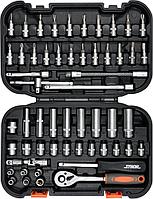 Набор инструментов, головок и насадок 56 предметов Sthor 58643