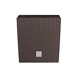 Садовое кашпо для цветов RATO LOW DRTS400L-S433 антрацит 2 предмета 37 и 64 л, фото 3