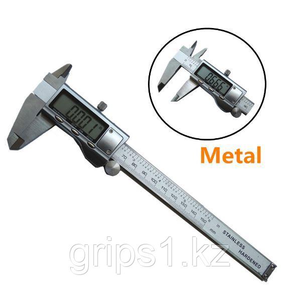 Штангенциркуль электронный (цифровой) 150 мм, металлический корпус
