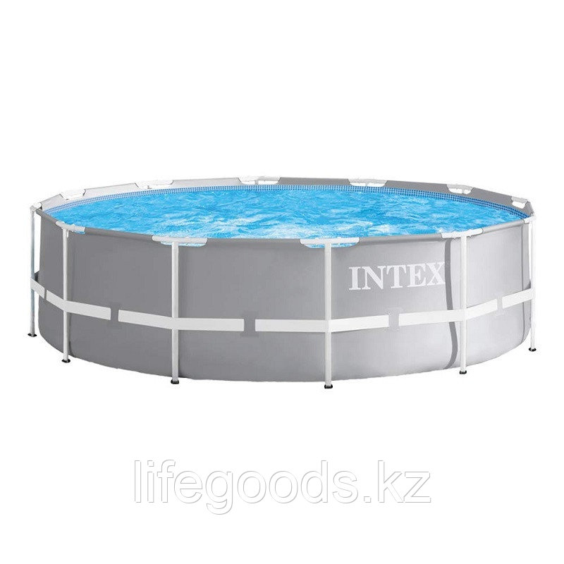 Каркасный бассейн 366х99 см с фильтр-насосом и лестницей, Intex 26716 - фото 2 - id-p63632933