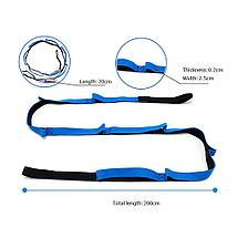 Ремень для растяжки, йоги, пилатеса, гимнастики (Stretch Strap), фото 3