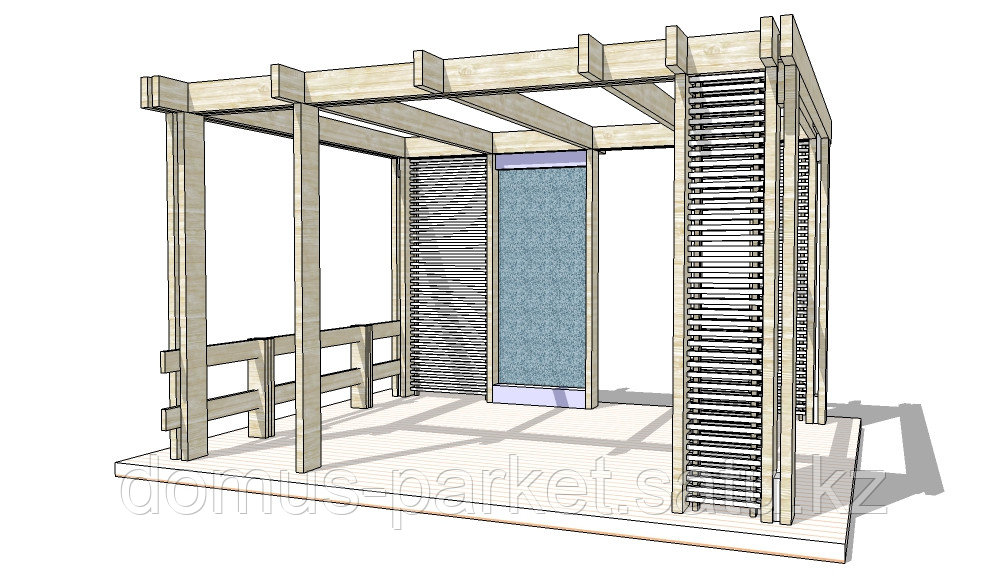 Проектирование террас. Пергалы. Деревянные конструкции Поставка и монтаж под "ключ" - фото 7 - id-p62250209