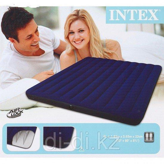 Надувной матрас Intex 183* 203* 22 см (2-х местный)