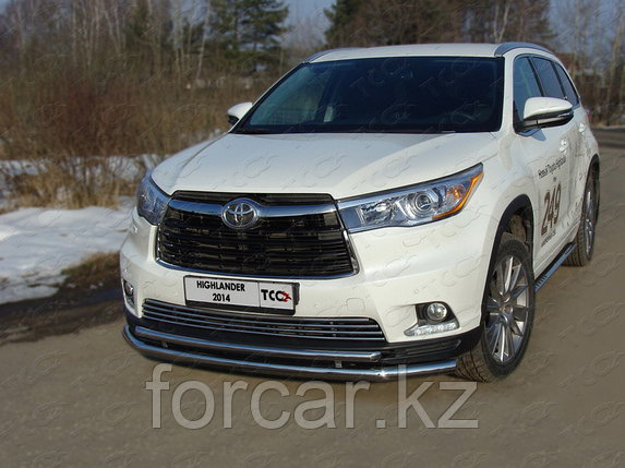ОБВЕС защитно-декоративный из нержавеющей стали TOYOTA HIGHLANDER c 2014 -, фото 2