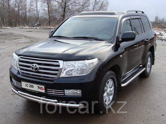 ОБВЕС защитно-декоративный из нержавеющей стали TOYOTA LAND CRUISER 200 2007-2012, фото 2