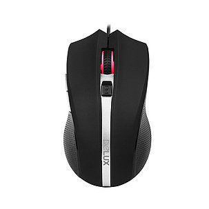 Мышь, Delux, DLM-516OUB, 5D, Вертикальная, Оптическая, 800-1200-1600-2400dpi, USB, Длина кабеля 1,6 м, фото 2