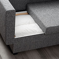 Диван-кровать 2-местный ГРЭЛЛЬСТА серый IKEA, ИКЕА, фото 3