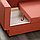 Диван-кровать 2-местный ГРЭЛЛЬСТА оранжевый IKEA, ИКЕА, фото 4