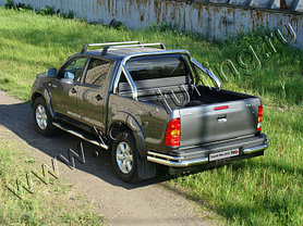 ОБВЕС защитно-декоративный из нержавеющей стали TOYOTA HILUX 2010, фото 2