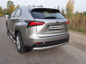 ОБВЕС защитно-декоративный из нержавеющей стали LEXUS NX 300h c 2014 , фото 3