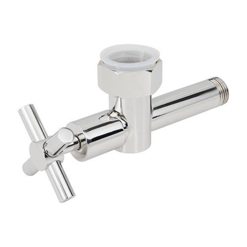 Вентиль угловой СТИЛЬЕ - 1" x 1/2" (НГ-НР, крестовая ручка)