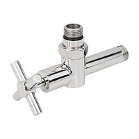 Вентиль угловой СТИЛЬЕ - 1/2" (НР, крестовая ручка)