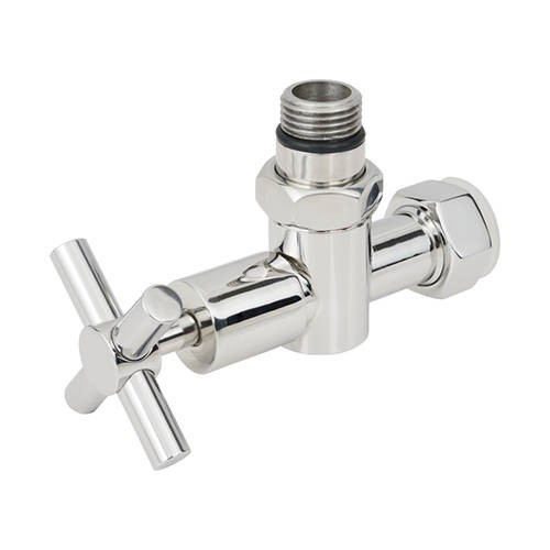 Вентиль угловой СТИЛЬЕ - 1/2" x 3/4" (НР-НГ, крестовая ручка)