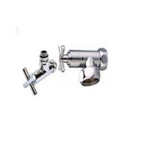 Вентиль угловой НИКА - 1/2" x 3/4" (крестовая ручка), 2 шт