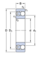 1205 ETN9 подшипник SKF