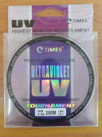 Леска Ультрафиолетовая 250м диаметр от 0,25 до 1,00мм, фото 2