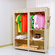 Тканевый гардеробный шкаф 135x50x165 см YOULITE YLT-0704