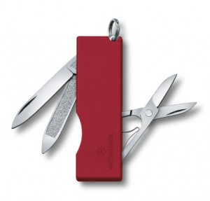 Нож складной карманный Victorinox TOMO, Кол-во функций: 5 в 1, Цвет: Красный, (0.6201.A)