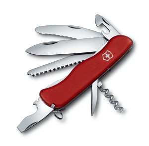 Нож складной солдатский Victorinox Fireman, Кол-во функций: 14 в 1, Цвет: Красный, (0.8383)