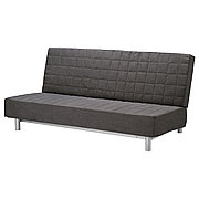 Диван-кровать 3-местный БЕДИНГЕ Шифтебу темно-серый ИКЕА, IKEA 